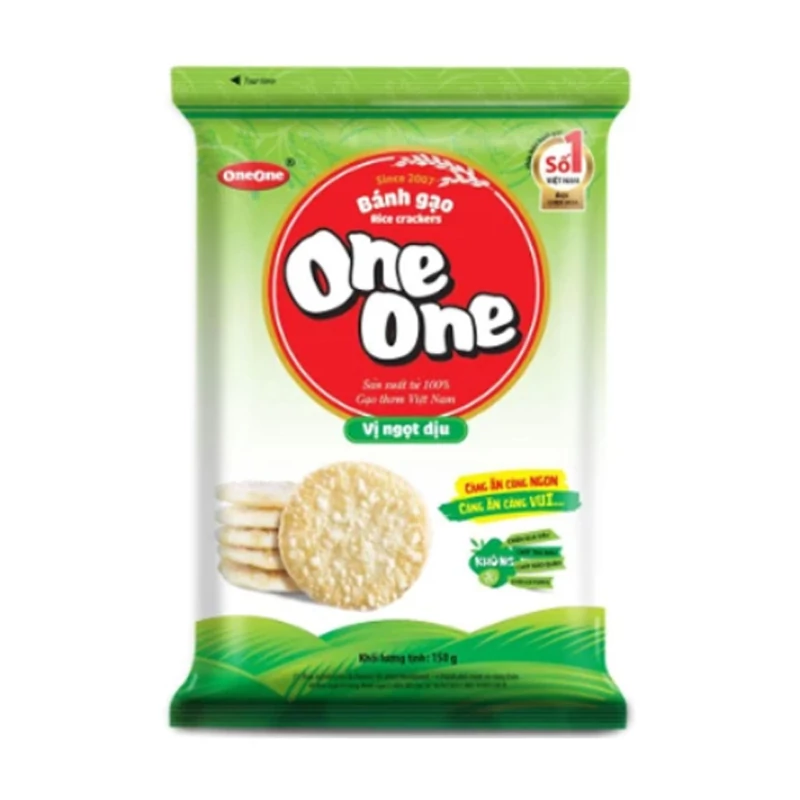 One One enyhén édes/sós  rizskeksz 150g