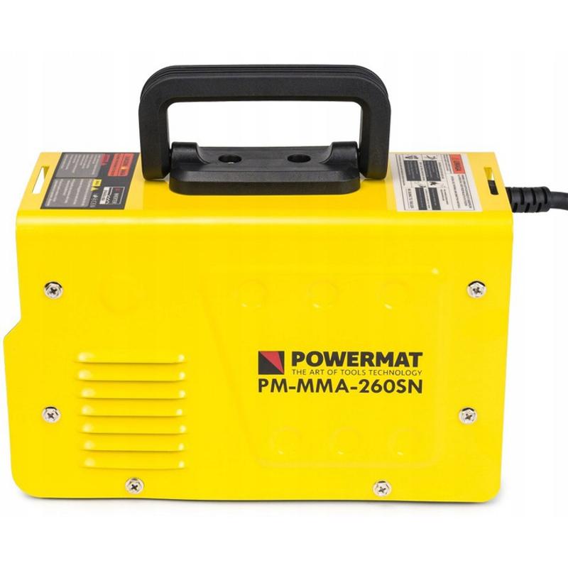 POWERMAT 260A MMA IGBT INVERTER HEGESZTŐ GÉP LCD KIJELZŐVEL