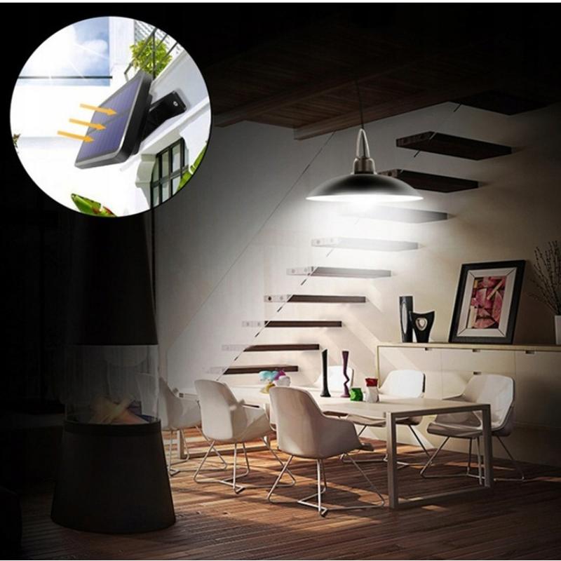  SOLÁR LED FÜGGŐLÁMPA - TÁVIRÁNYÍTÓVAL