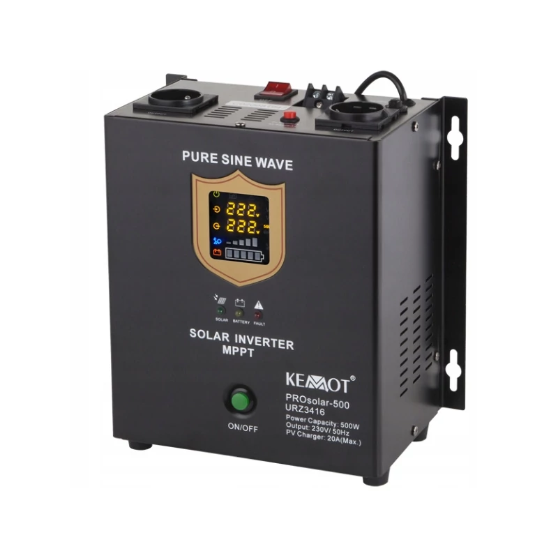 Napelem Szinusz Inverter KEMOT ProSolar-500